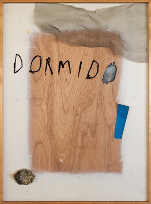Dormido, pieza de la exposición 'Trompe l'oeil'