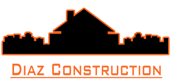 Primer logo de Diaz construction antes del rebranding hecho por Ecommetrica