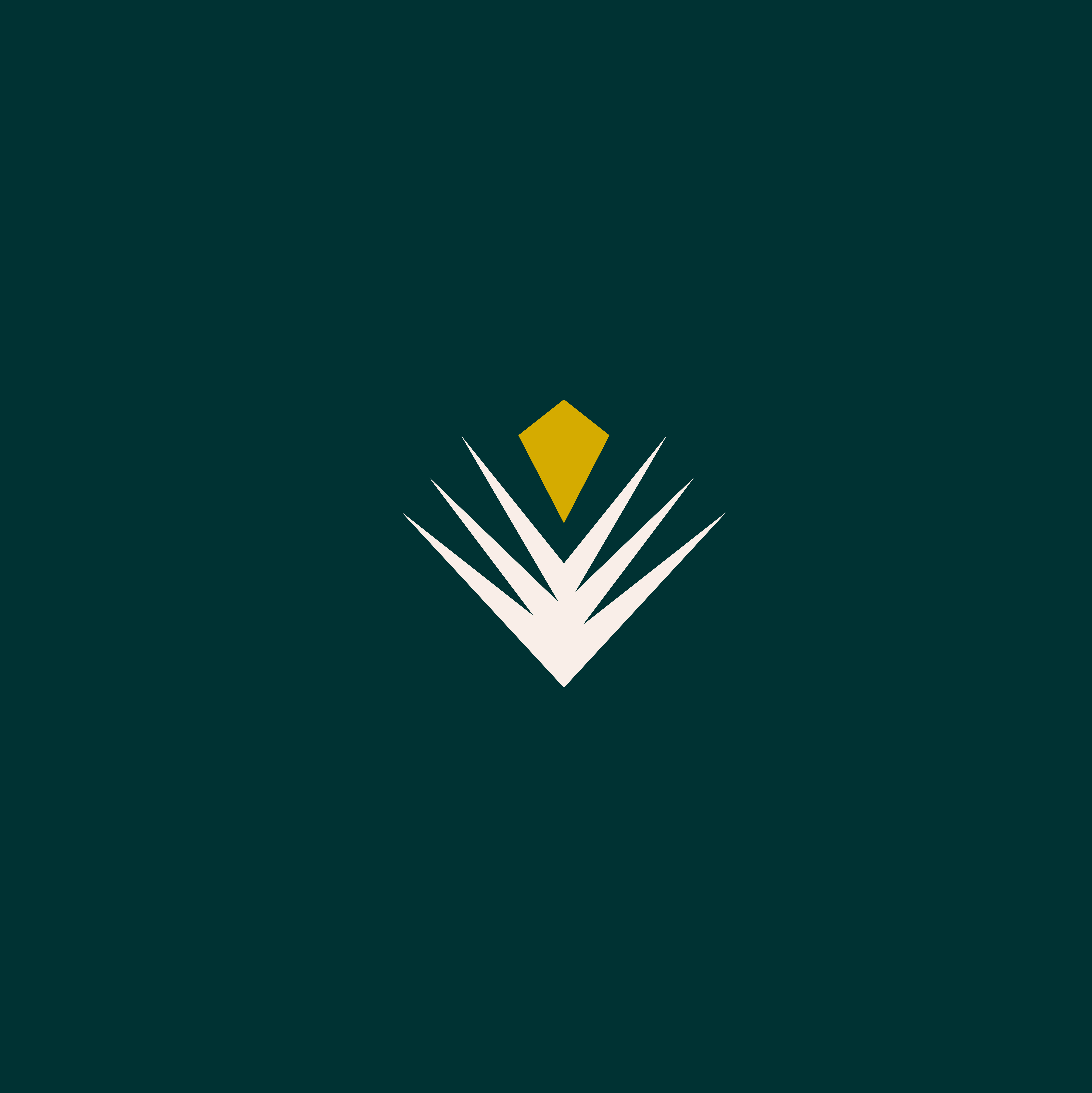 Secondary logo on a green background featuring a wheat-spike motif, a key element for Excellentia Foods, redesigned by Ecommetrica