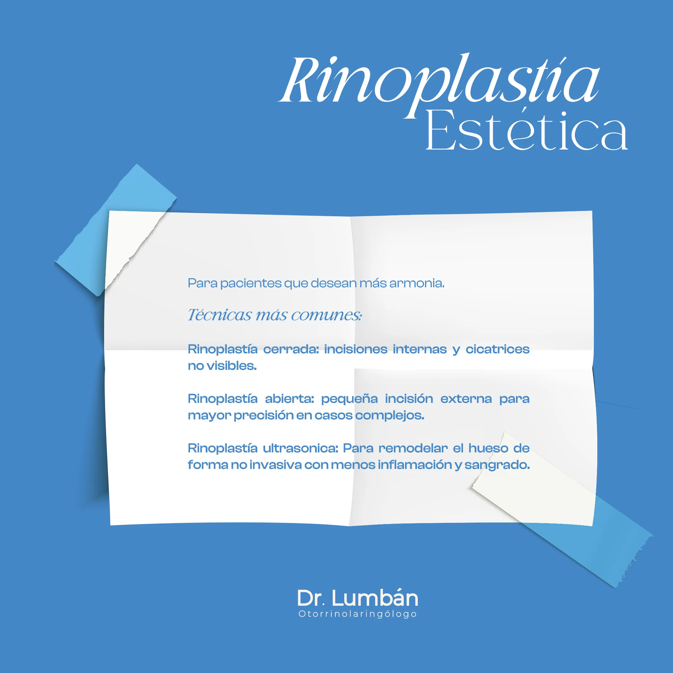 Post para redes sociales del Dr. Jaime Lumbán