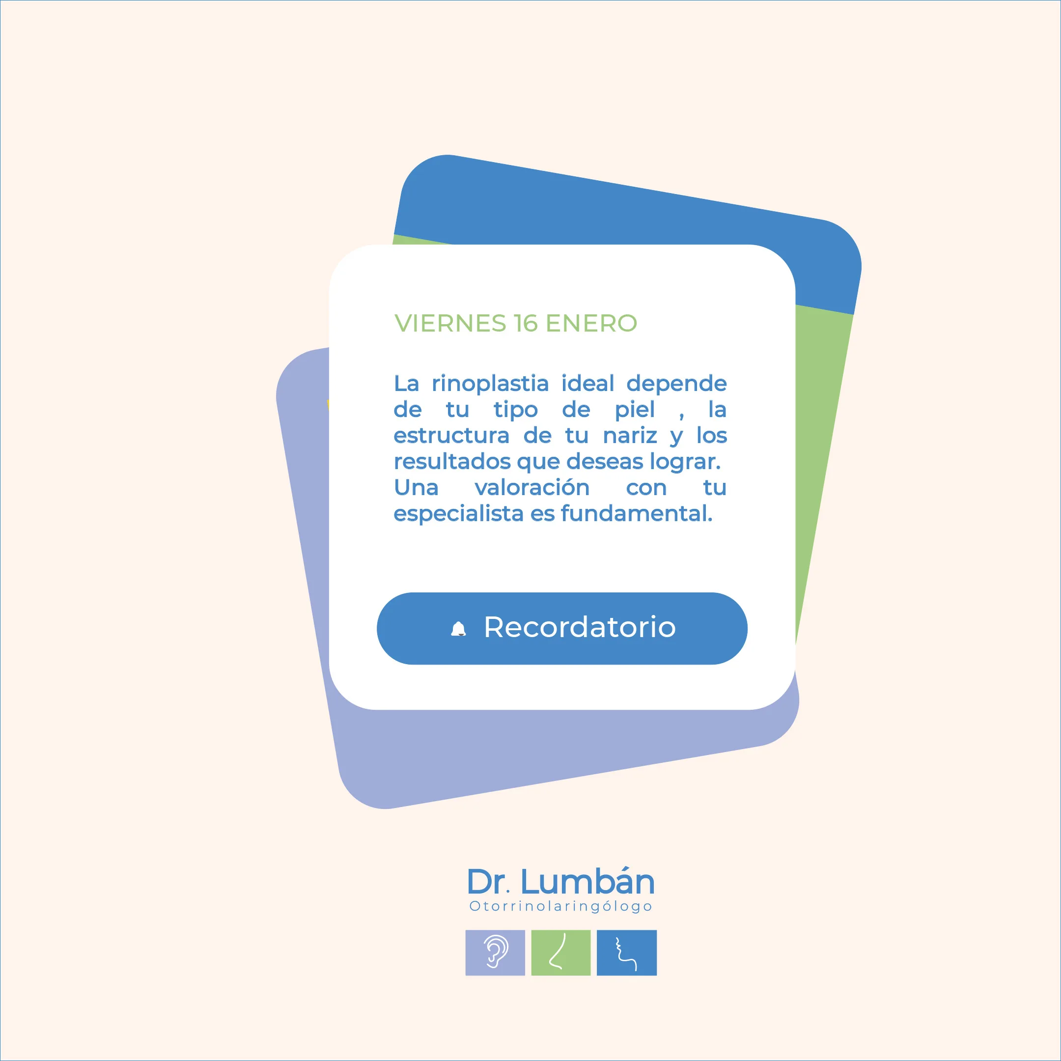 Post para redes sociales del Dr. Jaime Lumbán