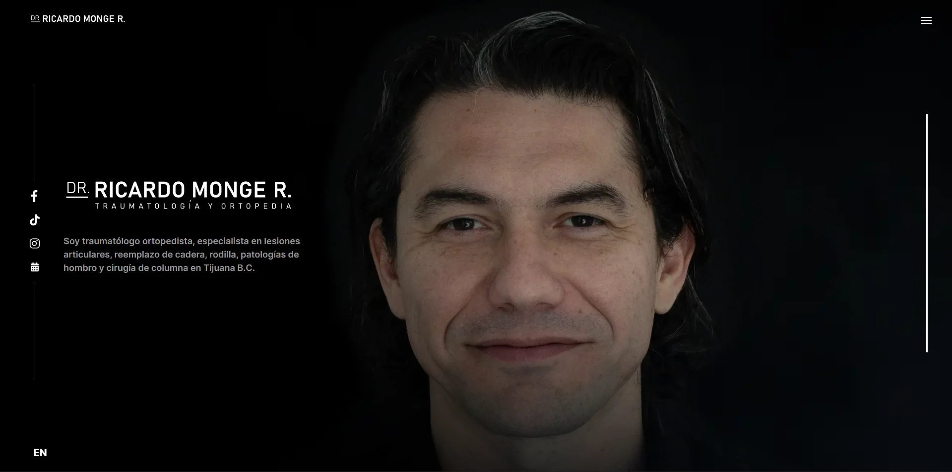 Después: nuevo sitio web del Dr. Ricardo Monge
